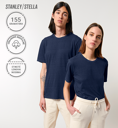 Marškinėliai Stanley/Stella Lietuva Creator Denim STTU 756 Unisex