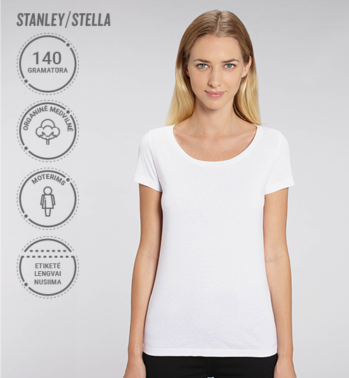 Moteriški marškinėliai Stanley/Stella Lietuva Stella Lover Modal  STTW 030 Women