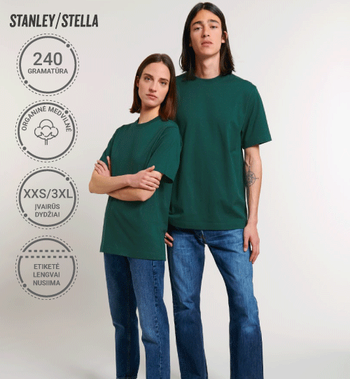 Marškinėliai Stanley/Stella Lietuva Freestyler Heavy weight STTU788 Unisex
