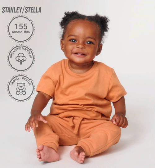 Marškinėliai kūdikiams Baby Creator  STTB918 Stanley/Stella