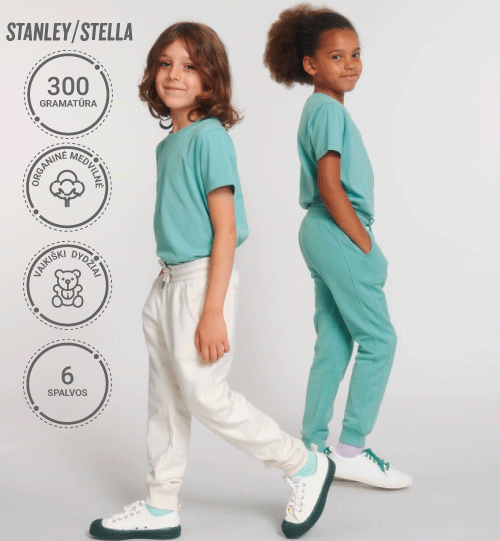 Vaikiškos kelnės Stanley/Stella Lietuva Mini Shake STBK910 Kids