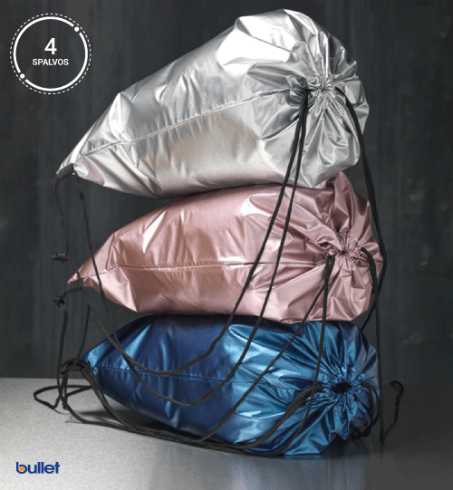 Maišelis Oriole shiny drawstring backpack 12047000 BULLET