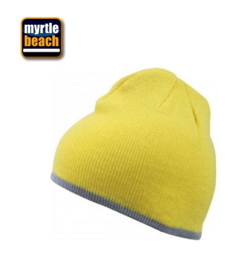 Kepurė MYRTLE BEACH Beanie with contrasting border 03.7584 / MB 7584  unisex