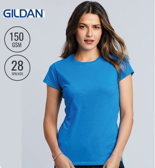 Marškinėliai GILDAN Ring Spun T-Shirt 131.09 women