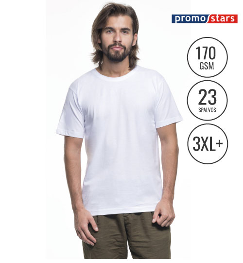 Marškinėliai vyrams Promostars Heavy 21172