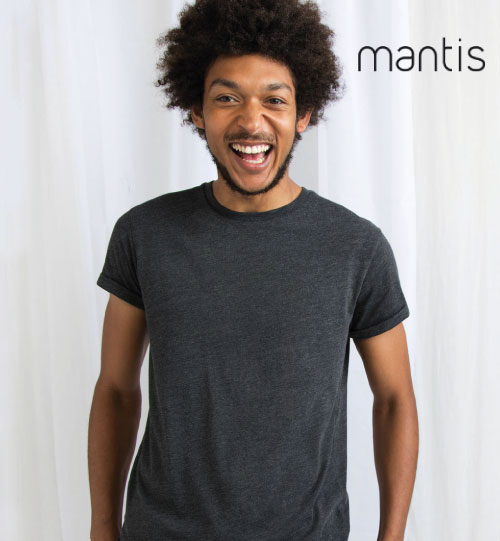 Marškinėliai Men Organic Roll Sleeve T 147.48 M80 MANTIS