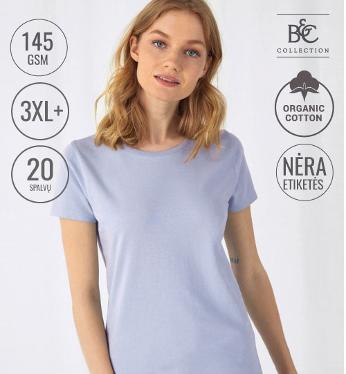 Marškinėliai #Organic E150 /women 002.42 TW02B B&C