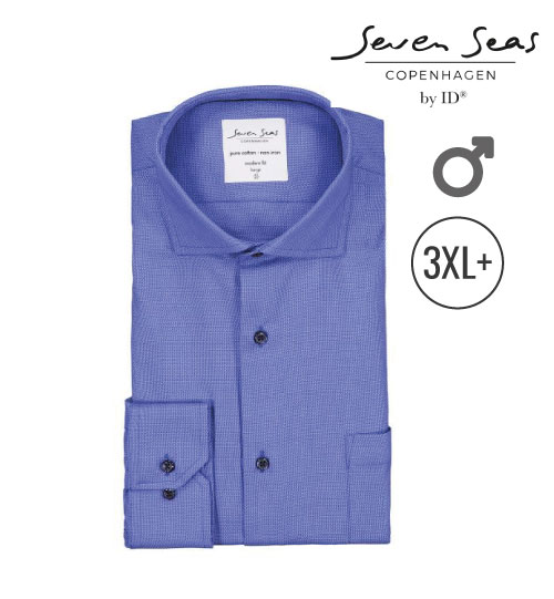 Marškiniai Dobby / Royal Oxford – LS Modern Fit SS310 ID IDENTITY